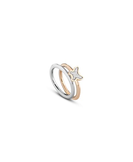 Ringe Ops! Dame Ops!Glitter in Stahl OPSAN-340L-17 - OPSAN-340L-17